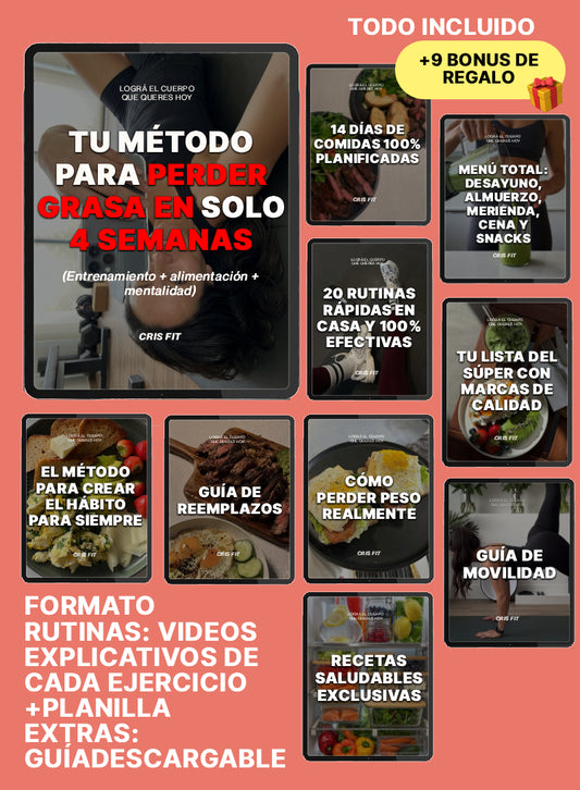 Eliminá La Panza En 4 Semanas: Método 100% Efectivo De Entrenamiento + Alimentación